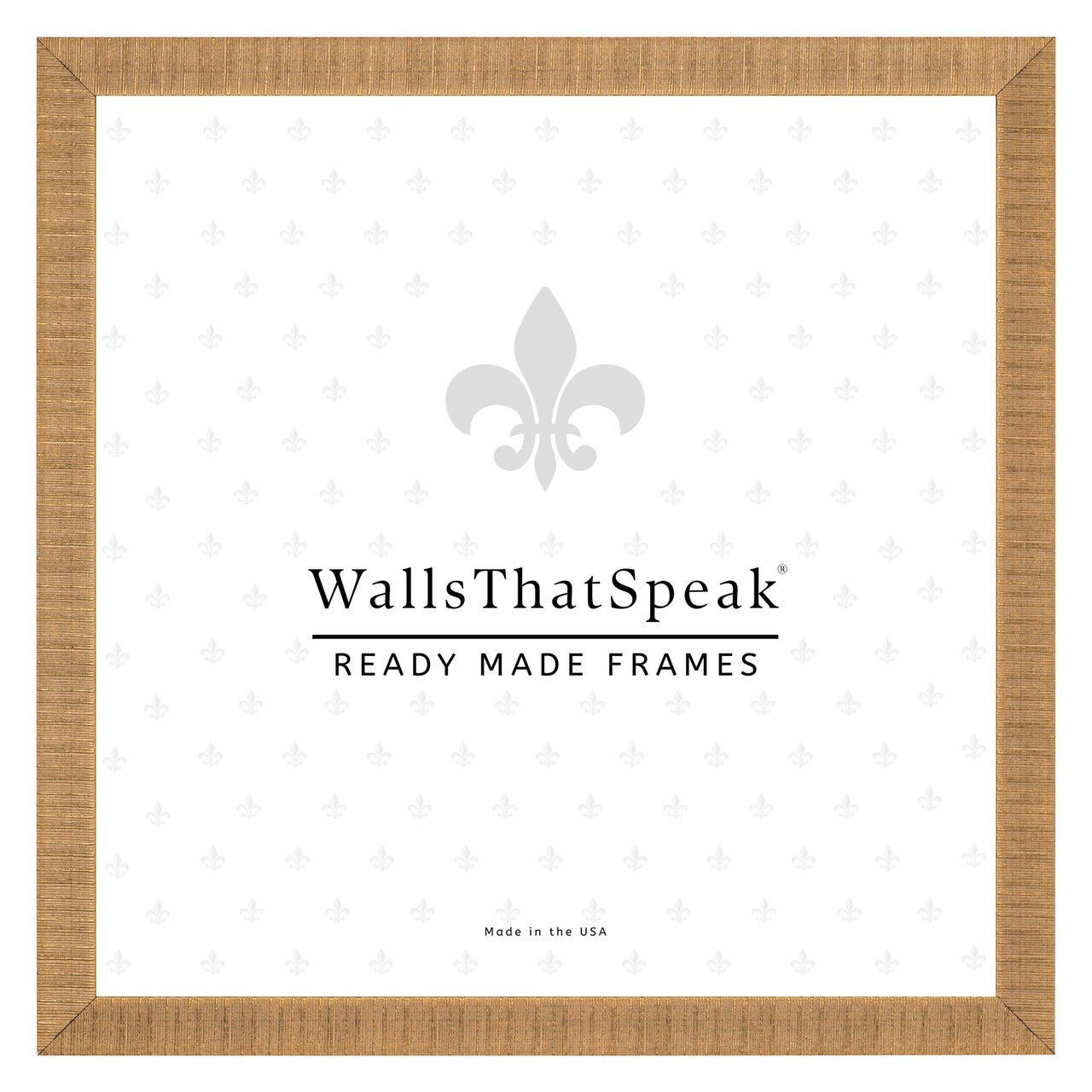 16x16 Picture Frame, Linear 1 Inch Polystyrene Moulding, Wall Display Frame for Art, Posters, or Photos by wallsthatspeak